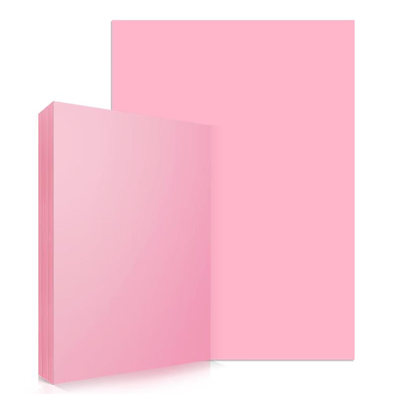 Deli A3 80g Color Craft & Copy Paper (Light Red/Pink) A3 80g
