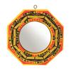 Edelstahl Spiegeloberfläche Chinesischer Konvexer Dellen Bagua Spiegel Antiker Glücklicher Bagua Feng Shui Spiegel Exquisit Retro