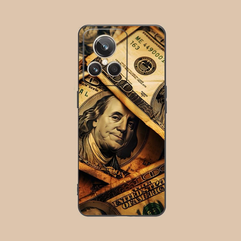 USD Dollar Matte TPU Mobile Phone Case for Realme GT 8 Neo Pro C75 73 71 C67 65 C55 53 C35 31 C20 15 Colorful Cover