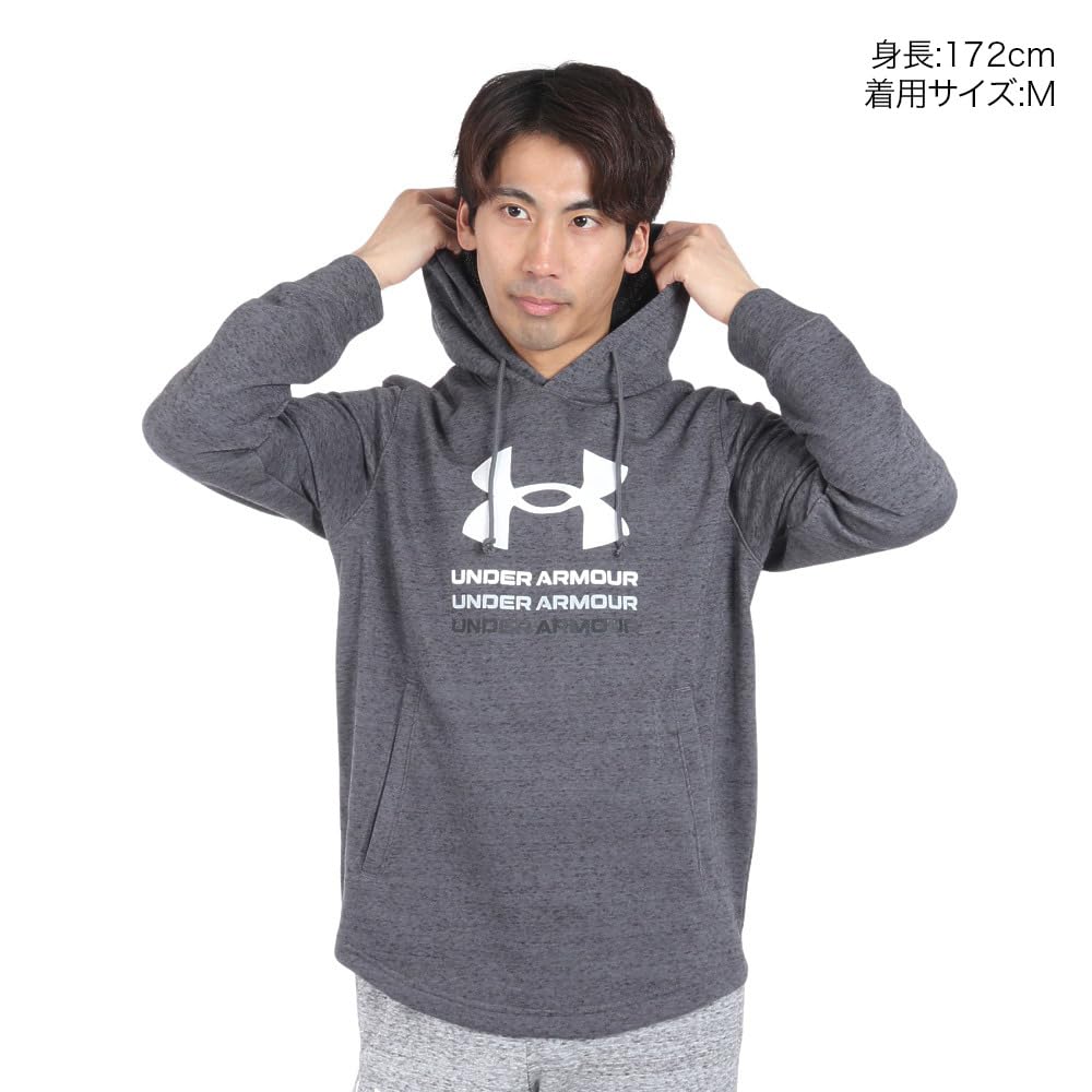 Under Armour UA Rival Terry Graphic Castlerock Black XXL //