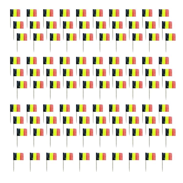 100Pcs National Flag Toothpick Cakes Picks Cupcake Top Decoration For Sweets Desserts Display And Festival Celebration