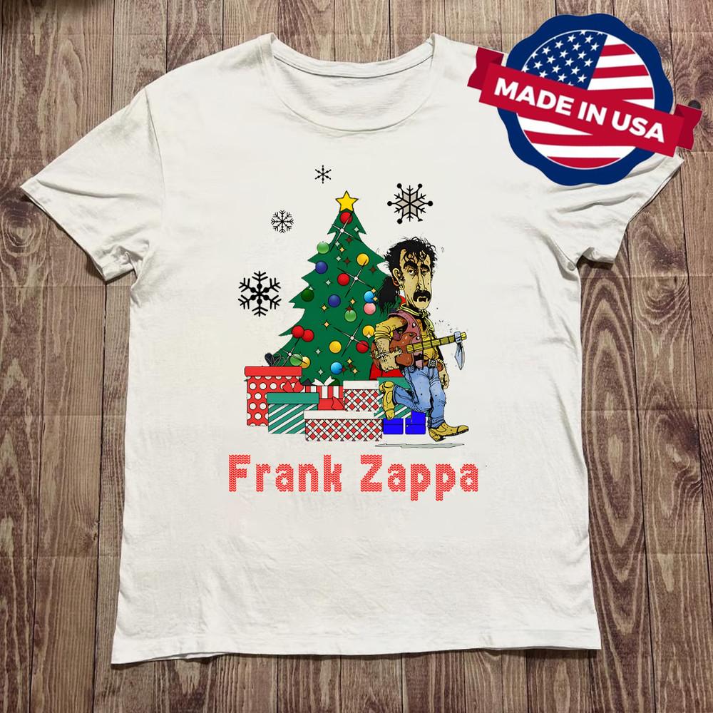 Rare Frank Zappa Christmas Tree Cotton Shirt Unisex S-5XL B148 Unisex T-Shirt XL