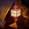 Gifts LED Mid-Autumn Festival Lantern DIY Traditional Hand-held Lanterns Chinese Portable Home Decoration