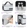 Fire Resistant Battery Organizer Pouch Carrying Handle Zipper System Safe Storage Solution For Models