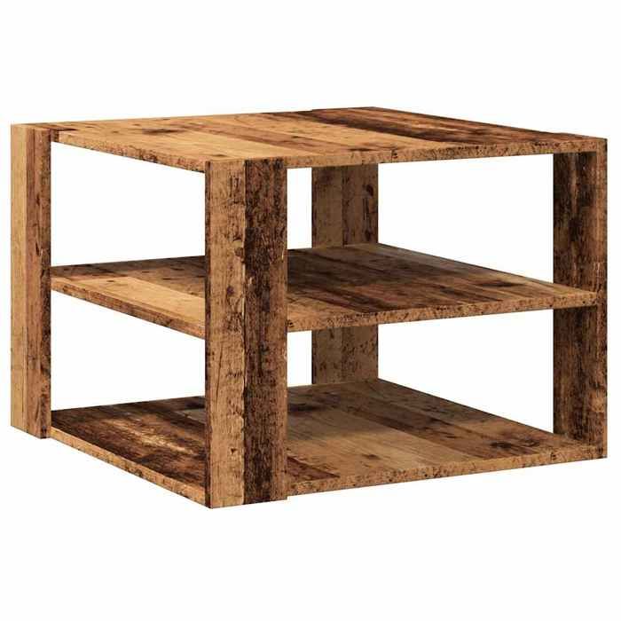 VidaXL Coffee Table Old Wood 58x58x40 Cm Engineered Wood, Side Table, Living Room Table, Side Table, End Table 856496