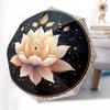 Elegant Lotus Flower Mandala Wall Art DecorUmbrellaPortable 3-Fold Compact Umbrella for Men & Women Gift