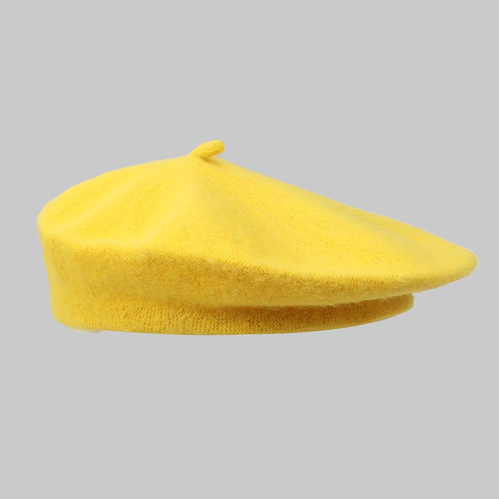 Retro Casual Solid Color Beret Fashionable Versatile Multi-colored Autumn Winter Comfortable Breathable Beret for Women