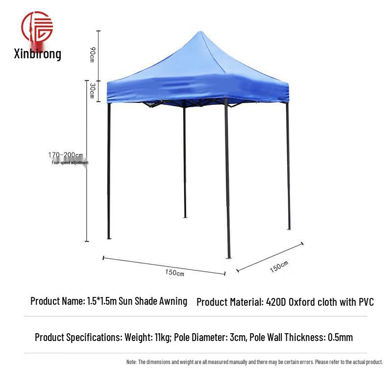 Xinbirei Outdoor Heavy-Duty Foldable Canopy & Carport