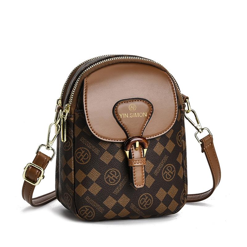 Bag Female Messenger Bag 2025 New High-value Mobile Phone Bag Mini Small Bag Female Versatile Flower Exquisite Messenger