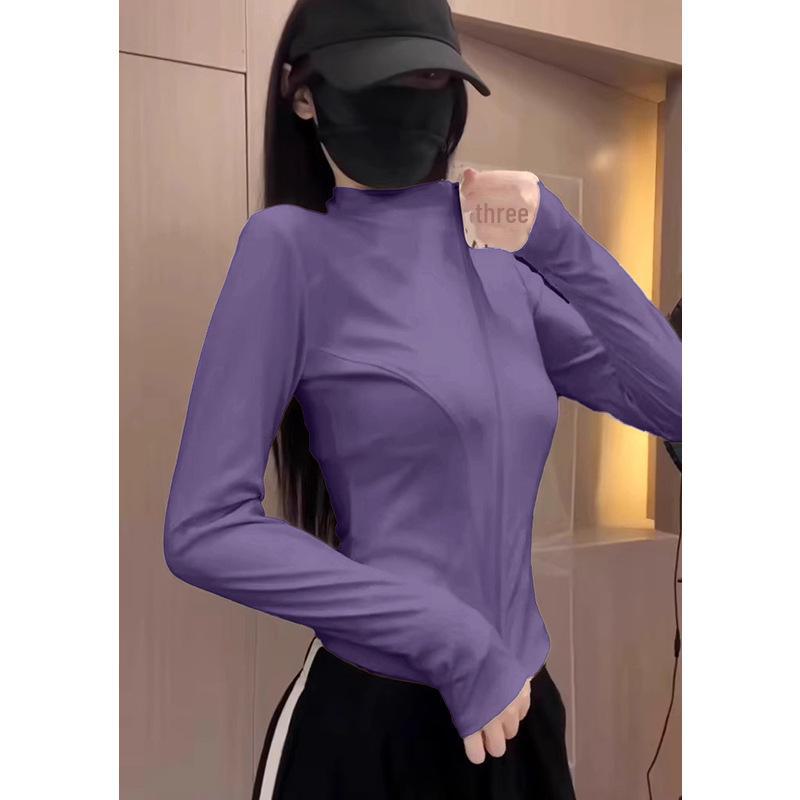 Високоякісний швидковисихаючий топ для йоги з довгим рукавом та захистом від УФ-променів