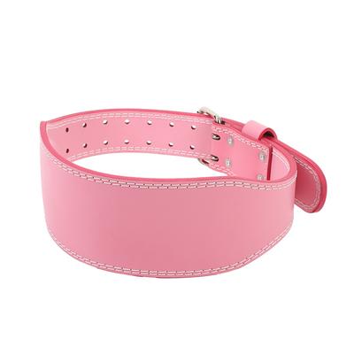 Ceinture de protection rose pour femme, accessoire de sport, de fitness, de squat, de traction dure, d'haltérophilie