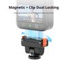 Camera Quick Release Mount Bracket With Magnetic Locking System For Action 5Pro/4/3 Camera And Tripod Compatibility