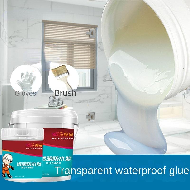150g-1000g Transparent Waterproof Glue One-component Waterproof Paint Glue Exterior Wall Bathroom Floor Tile Waterproof Material