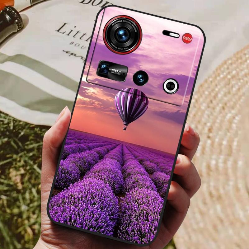 Pro pouzdro ZTE Nubia Z70 Ultra 5G 6,85'' Černé silikonové TPU měkký kryt telefonu pro Nubia Z70 Ultra Ochranné zadní kryty Z 70 Ultra