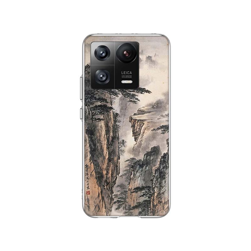 Chinese Style ink Painting Art Phone Case For Xiaomi Poco F7 Ultra X7 X6 M8 M7 M6 M4 M3 Pro X4 Mi 15 15T 14 14T 12T 12S 10T Pro