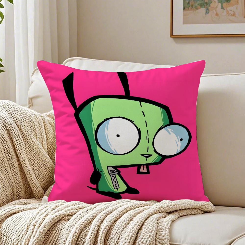 Animation I-Invader Cushion Cover Pillowcase Anti-Dustmite Living Room Sofa Decor Cushion Room