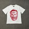 Unisex Übergroßes Baumwoll-Grafik-T-Shirt Lockerer Schnitt Rundhalsausschnitt Kurzarm T-Shirt Herren Damen Freizeit