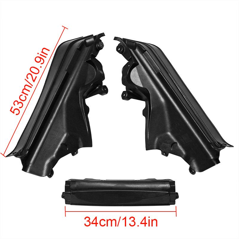 3ks 51717169419 51717169420 51717169421 Pro BMW X5 X6 E70 E71 E72 Sada panelů přepážky horního prostoru motoru vozu Levá Pravá