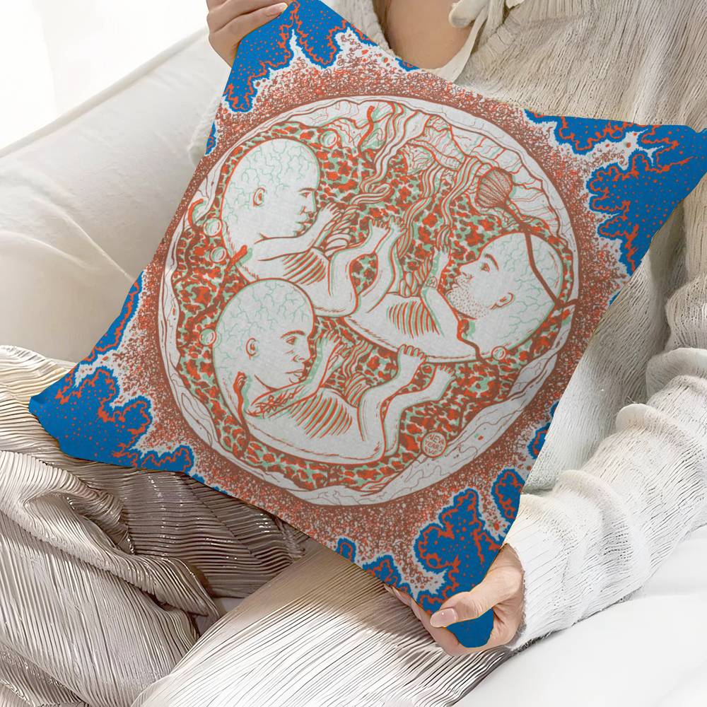 Rock Classic N-Nirvana Band Cushion Cover Pillow Cover Decor Pillowcase Printed Cushion Case For Couch