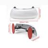 Motorcycle Rearview Mirror with 180 Degree Vision Convex Lens for ATV UTV Scooter Boat Car