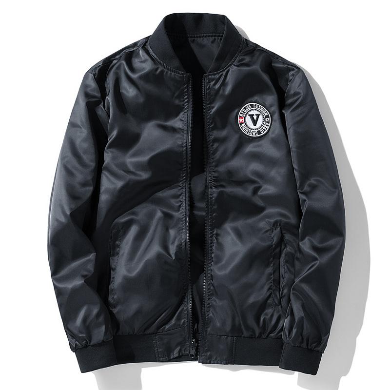 Autumn and Winter Air Force Men's Jacket Flight Suit Double-sided Embroidered Baseball Uniform Large Size Work Jacket Trendy