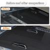 Exterior Engine Hood Hinge Cover Trim For Jeep Wrangler JL JT 2018+ Carbon Fiber
