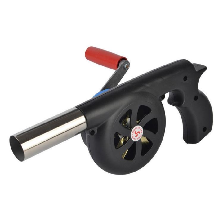 Barbecue Air Blower Quick Fire Bellows Manual Air Blower Hand Crank BBQ Fan 1
