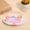6 in 1 Electronic Baby Nail Clipper File Safe Grinding Heads Nail Trimmer Set for Newborn Manicure