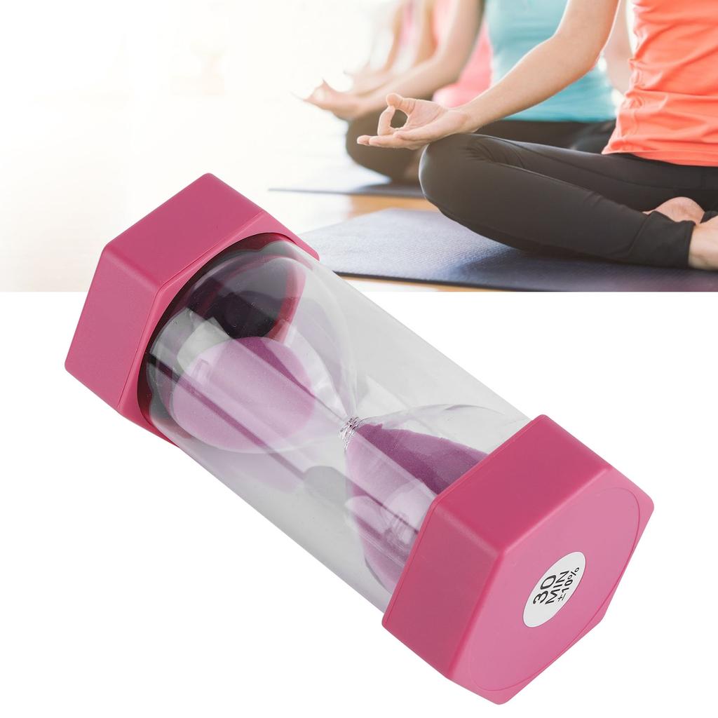 Sechseckige Sanduhr 30 Minuten Timer Uhr für Klassenzimmer, Zuhause, Büro, Küche, Verwendung Rosa