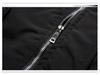 Men's Long Cotton Coat with Big Fur Collar, Thickened, 2018 Fashion.