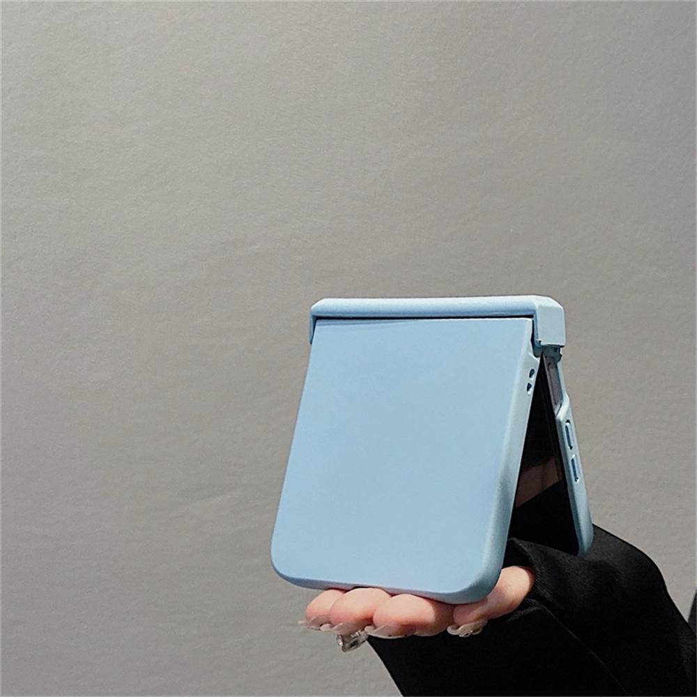 Cute Candy Color Skin Feel Hinge Protec Case For Samsung Galaxy Z Flip 7/6/5/4/3 For Motorola Razr 40 50 Ultra Razr 60 Cover