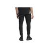 Adidas Three Stripe Color Block Drawstring Cuffed Knit Sports Pants Men Pants Black IT6349