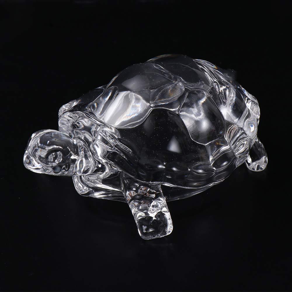 Chinese Feng Shui Home Decoration Desktop Ornament Craft Gift Tortoise Statue Crystal Turtle