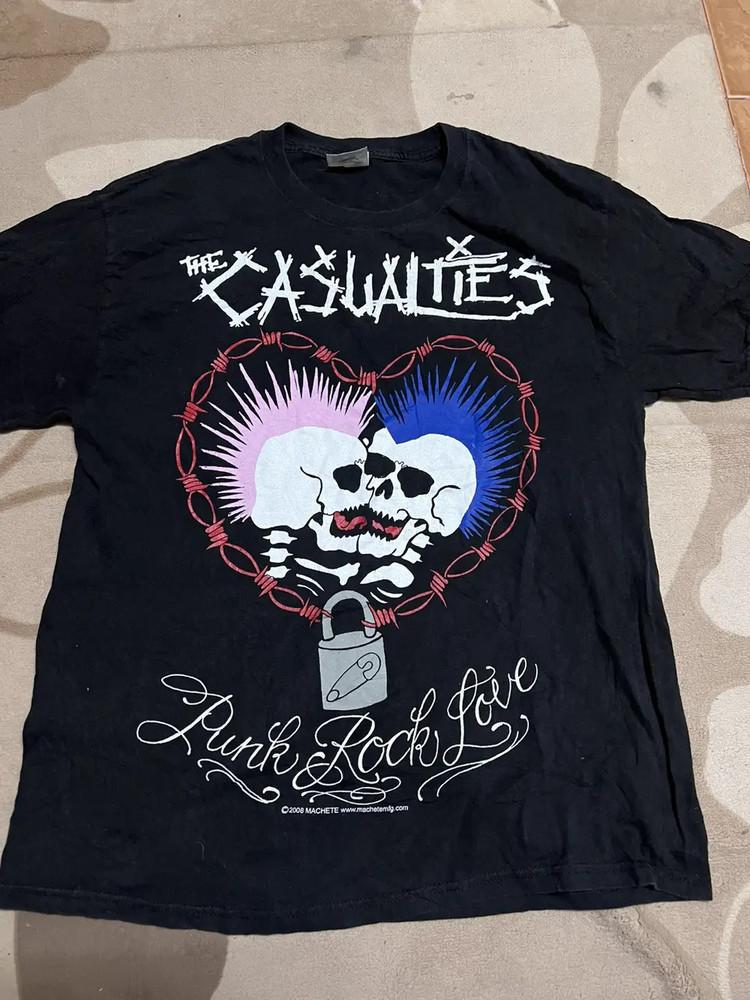 

New! The casualties band Shirt Tee Unisex Cotton Size S to 5XL EN333 Unisex T-Shirt L