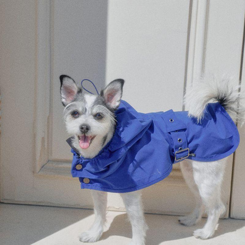 CROOKTHECHIHUAHUA Tailoring Waterproof Raincoat (2color)