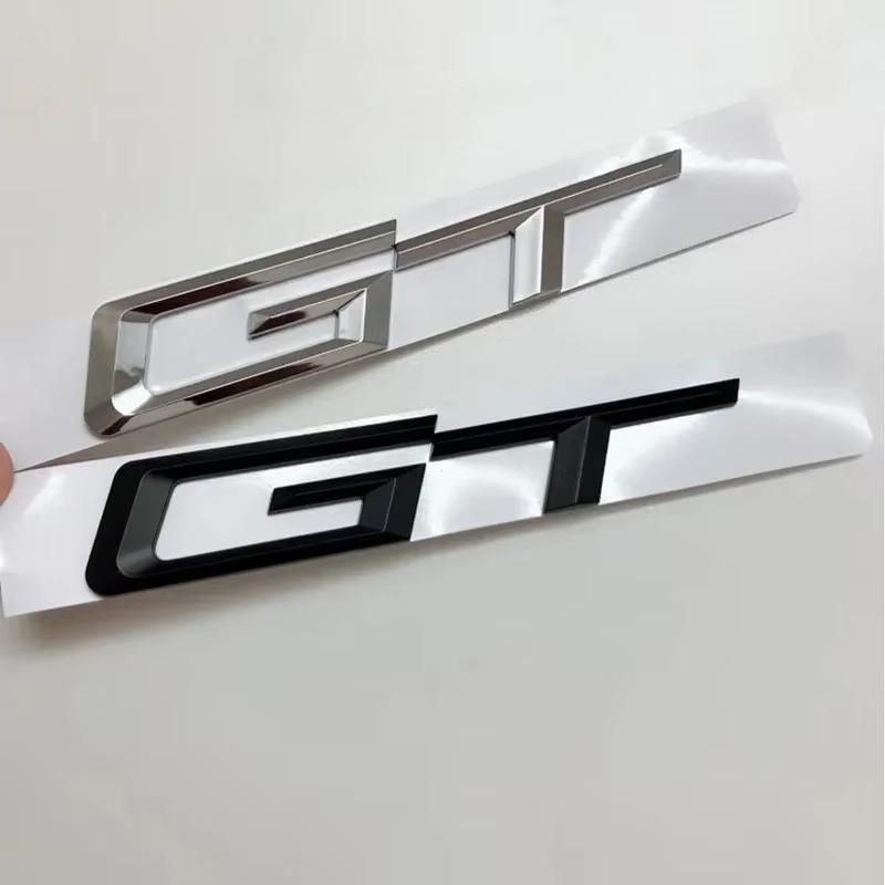 3D ABS GT Car Tail Badge Emblem Sticker Decoration For BMW 3 5 Series F34 F07 6GT G32 Auto Exterior Accessories Modification
