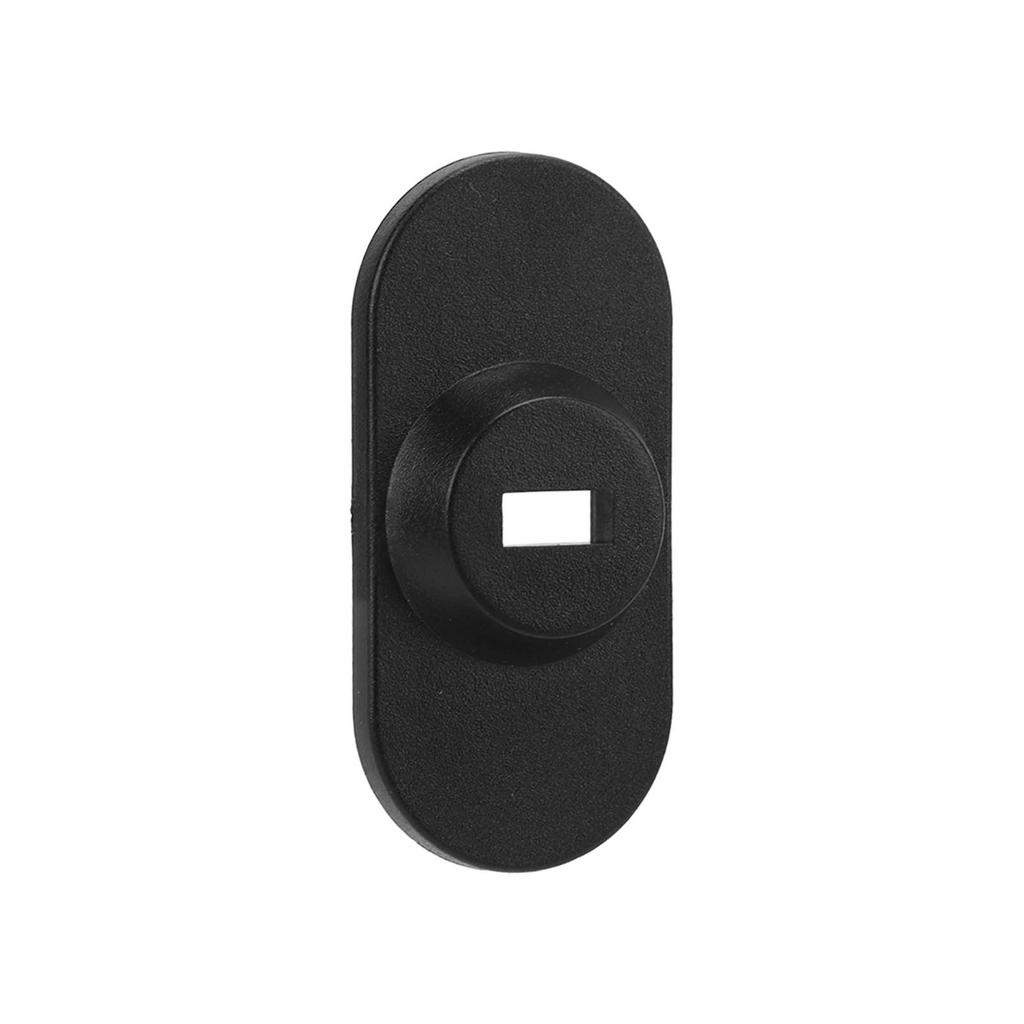 Laptop Ankerplatte Schwarz Diebstahlschutz Schlüsselloch POM Sicherheit Schwarz für Notebook Monitor Telefon