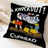Anime Cartoon C-Cupheads Cushion Cover 30x50 Polyester Sofa Cushions Decorative Throw Pillows Home Decoration Pillowcover