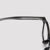Alloaiweeo [Essential] Al5507 0909G French Square Black Eyeglass Frames Blue Light Blocking Lenses Selection