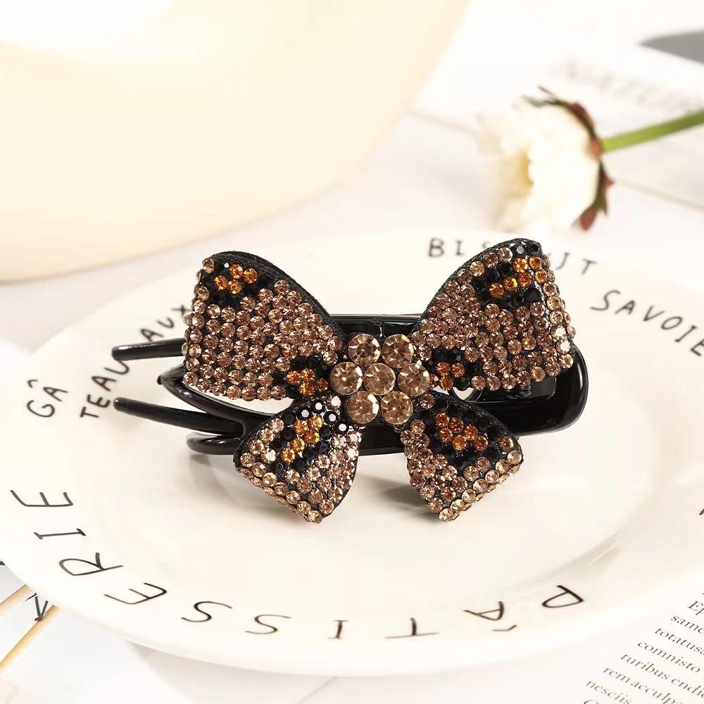 

Bows and Clips for Duckbill-shaped Hair Combs, Women s Crystal Updo Hair Clips, and Bow-shaped Hair Clips with Feathers. 03