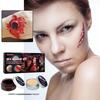 Makeup Kit Scars Wax Halloween Special Effects Stage Wound Wax Plasma Wax With Fake Sponge Wood H5D3