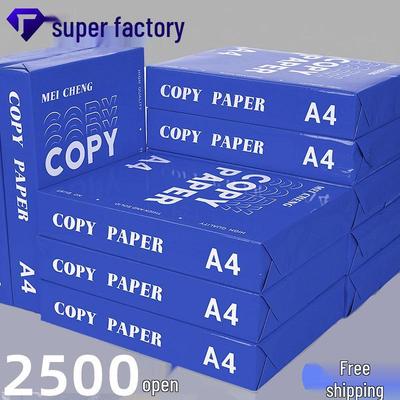 High-Whiteness A4 Copy Paper - Premium Wood Pulp Draft and Office Paper