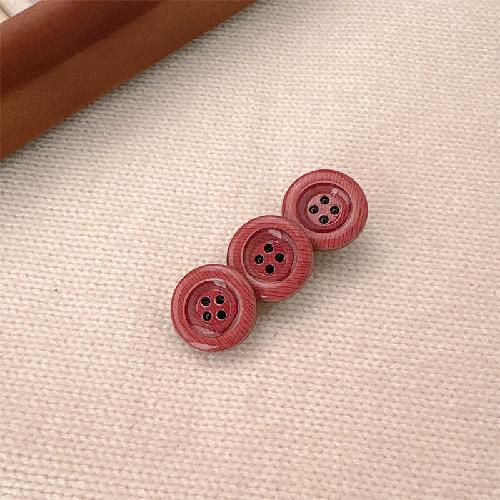 Korean Rose Flower Hair Duckbill Clip Acetic Acid Small Flower Side Clip Simple Temperament Bangs Hairpin Styling Accessories