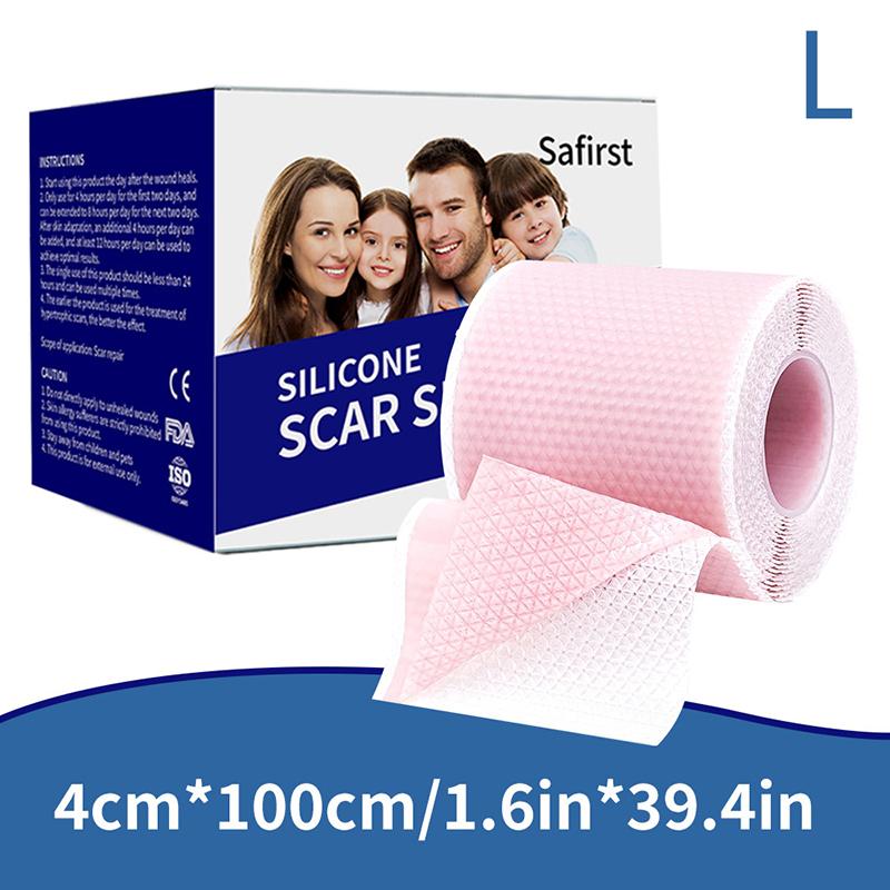 

1 рулон розовых силиконовых листов для удаления рубцов, полоски, белые силиконовые гелевые полоски для рубцов для лечения акне, келоидных рубцов, хирургических рубцов, ожогов, пластырь для рубцов