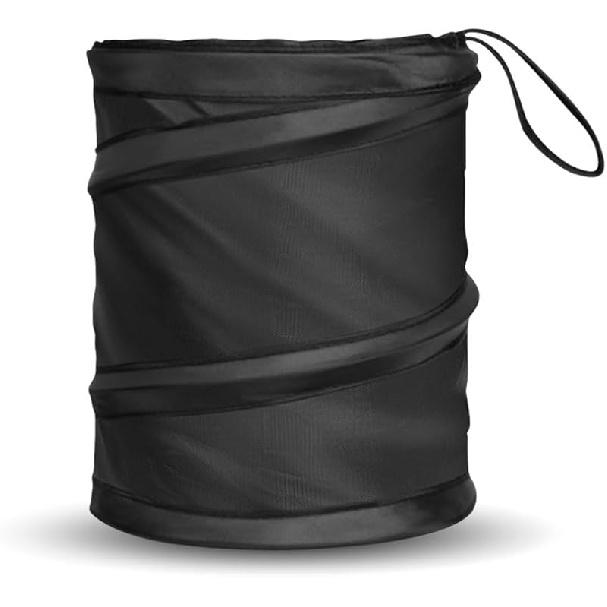 Car Trash Can, Mini Collapsible Portable Garbage Bin With Magic Sticker, Pop-Up Water Proof Bag, Hanging Waste Basket Bin, Rubbish Bin Organizer, 1 PC