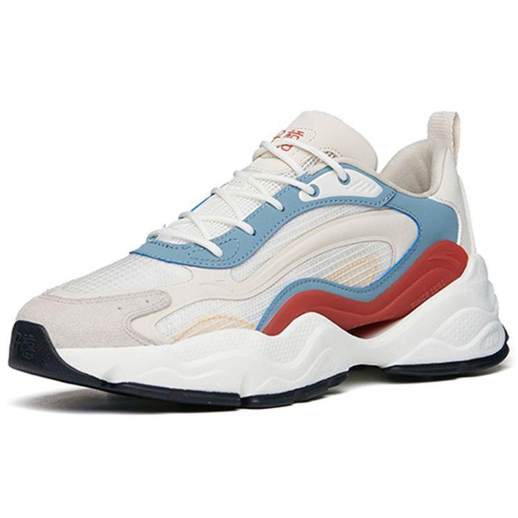 Anta Millennium 4.0 Retro Trend Shock Absorption Non-Slip Low-Top Sports Casual Shoes Men sneaker White Gray 112228890-2