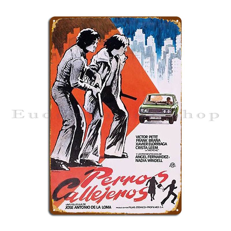 Stray Dogs Metal Sign Customize Customized Funny Home Wall Cave Tin Sign Poster 20X30CM