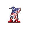 Independence Day Wooden Table Sign, Patriotic Statue of Liberty Gnome Star Freedom Decor, Table Centerpiece for Holiday Party, Fourth of
