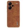 For Xiaomi Redmi Note 13 Pro+ 5G Electroplating Case Textured PU+TPU Phone Cover