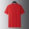 Dibinze Men's Oversized Pure Cotton Short Sleeve T-Shirt